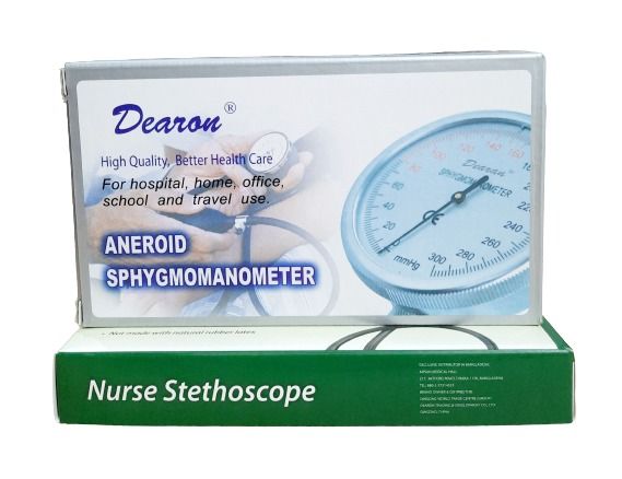 Dearon%20Blood%20Pressure%20Monitor%20Sphygmomanometer%20Analog%20Aneroid%20BP%20Machine%20Set%20With%20Stethoscope%20-%20Image%204