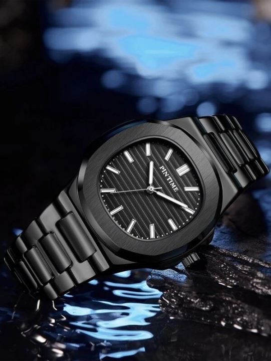 Stainless%20Steel%20Wrist%20Matte%20Quartz%20Watch%20For%20Men-Black%20-%20Watch%20For%20Men%20-%20Image%205