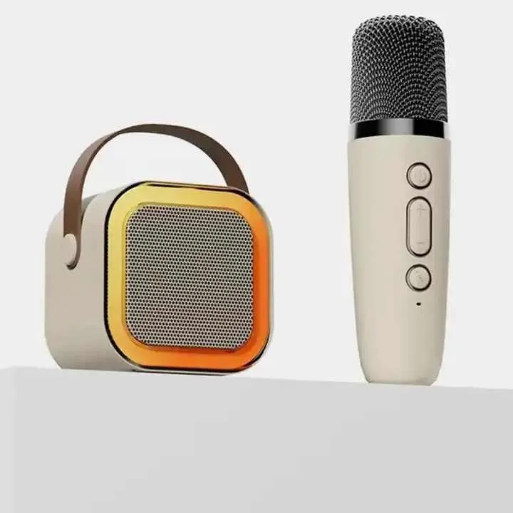 K12%20Karaoke%20Machine%20Portable%20Bluetooth%205.3%20PA%20Speaker%20With%201%20Wireless%20Microphones%20Home%20Family%20Singing%20Children's%20Gifts%20-%20K12S%20-%20Image%202