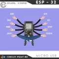 NodeMcu ESP32 Wroom CP2102 DEVELOPMENT BOARD 32BIT, 240MHZ Wireless WIFI + BLUETOOTH Module for IOT, Robotics or Electronics Project. Alternative of Arduino.. 
