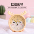 Fule Hour Silica Alarm Clock Children Student Bedroom Antair Nightstand Simple Cute Creative with Night Light Noiseless Clock. 