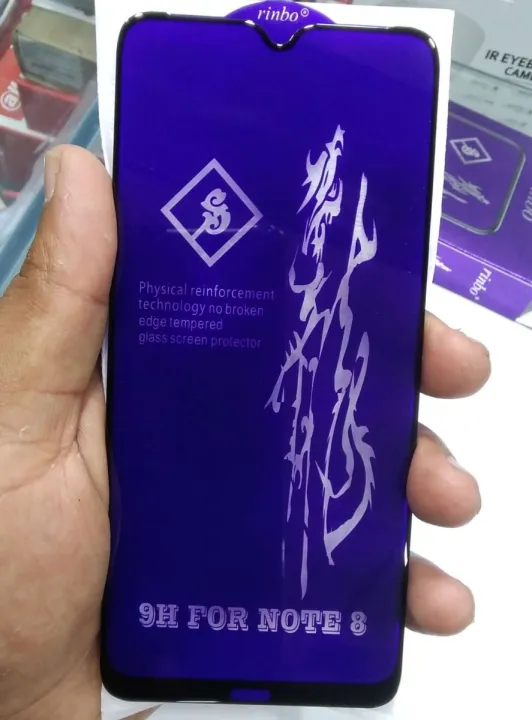 Rinbo%20glass%20Premium%20Quality%20Curve%20Glass%20Screen%20Protector%20For%20Redmi%20Note%208%20-%20Image%202