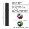 Lamgool Rechargable Mini LED electricTorch 3 Lighting Modes Waterproof Telescopic Powerful electric torch /Flash/light Outdoor ​Zoom Portable Torch. 