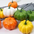 Foam Pumpkin Realistic Look Mini Foam Green Pumpkin Packaged Set Green Mini Pumpkin for Halloween Decoration Thanksgiving. 