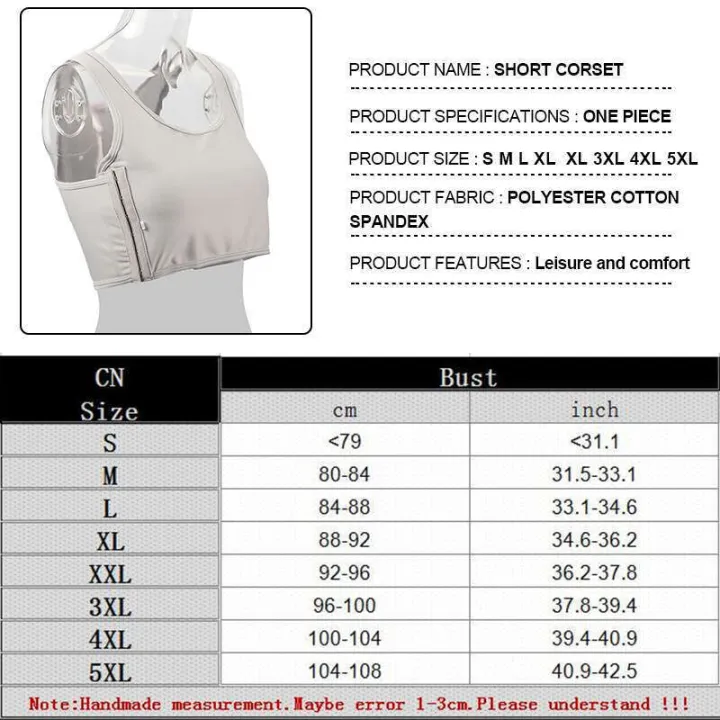 Dream%20Hunter%20Casual%20Breathable%20Buckle%20Short%20Chest%20Binder%20Trans%20Vest%20Tops%20Plus%20Size%20S%204XL%205XL%20Breast%20Tomboy%20Bra%20Intimates%20-%20Image%207