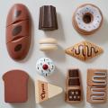 GC Wooden Food Sets Multi-play Food Set Magnetic Vegetables Fruits Cutting Set Kitchen Accessory For Kids Pretend Play. 