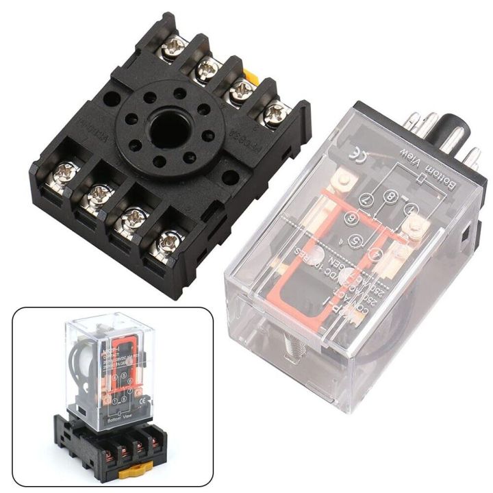 RELAY%20With%20BASE,%20MK2P-I,%20MK3P-I,%20AC%20220Volt%20Electromagnetic%20Relay%20With%208%20Pin%20or%2011%20Pin%20Base%20Terminal%20-%20Image%207