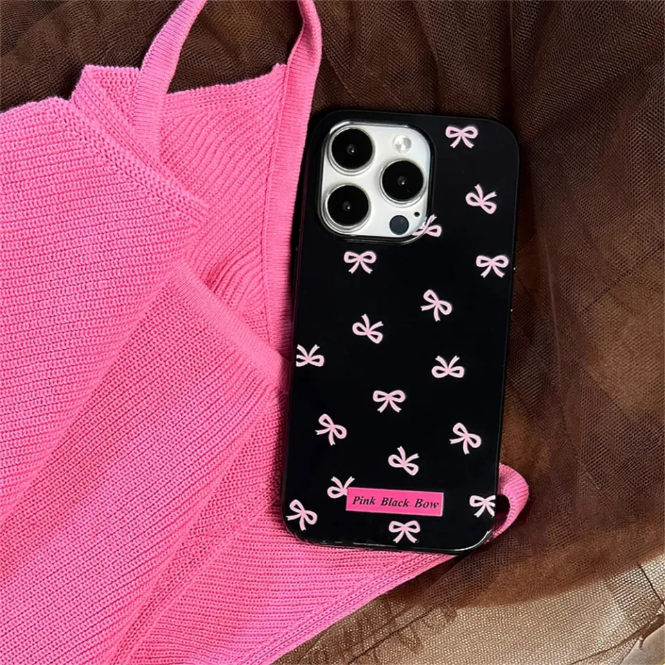 Korean Cute Hot Pink Bow Soft Silicone Case For iPhone 15 14 13 12 11 Pro Max X XR 7 8 Plus Glossy Shockproof Soft Black Cover Solo Yolo | Daraz.com.bd Korean Cute Hot Pink Bow Soft Silicone Case For iPhone 15 14 13 12 11 Pro Max X XR 7 8 Plus Glossy Shockproof Soft Black Cover Solo Yolo | Daraz.com.bd