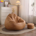 Without bean (Cover + Footrest ) Premium Quality Best Selling Comfortable Soft Modern Design Waterproof Faux Leather Sofa for Living Room Bedroom Balcony Furniture.
