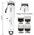 Kemei KM-2601 AC/DC Professional Rechargeable Hair Clippers  Electric Hair Clipper High-Power Professional Hair Salon Trimmer Household Charging Hair Trimmer. 