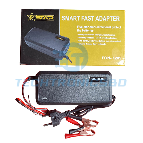 12V 5A Smart Fast Battery Charger Model: VIO-1205B (RC STAR