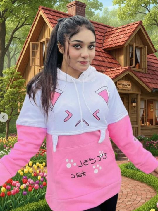 đ§Ĩ⨠Premium Ladies Winter Hoodie â¨đ§Ĩ Warm âĸ Cozy âĸ Stylish â Because Comfort Never Goes Out of Fashion đāϤā§āϰāĻŋ āĻāϰāĻž āĻšāϝāĻŧā§āĻā§ āĻāύā§āύāϤ āĻŽāĻžāύā§āϰ Cotton Fleece Fabric āĻĻāĻŋāϝāĻŧā§,..