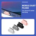 Anti Dust Plug For IPhone 15 / 15Pro / 15 Pro Max / 15Plus Charge Port Plugs Stopper Mobile Phone Protection Cap Accessories. 