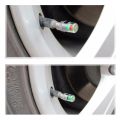 4Pcs Tire Pressure Indicator Valve Cap Anti-theft Upgrade Auto Tire Pressure Alarm Valve Stem Caps Cover Sensor Indicator Alert Tyre Air Gauge Warning Device. 