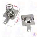 Metal Battery Spring Terminal Nickeling Plate Connector- 3Pair Holder Steel Contact Copper Wire Positive Negative Conversion Remote For AA AAA 18650 14500 Etc. Batteries. 
