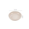 Multifunctional Wheat Straw Plates Round Dinner Dish Microwave Safe Snack Fruit Dish Desktop Garbage Kitchen Supplies.