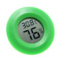 Green - Round Digital Humidity and Thermometer. 