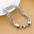 Men's Stainless Snake Square Bracelet Steel Fashionable Bracelet. 