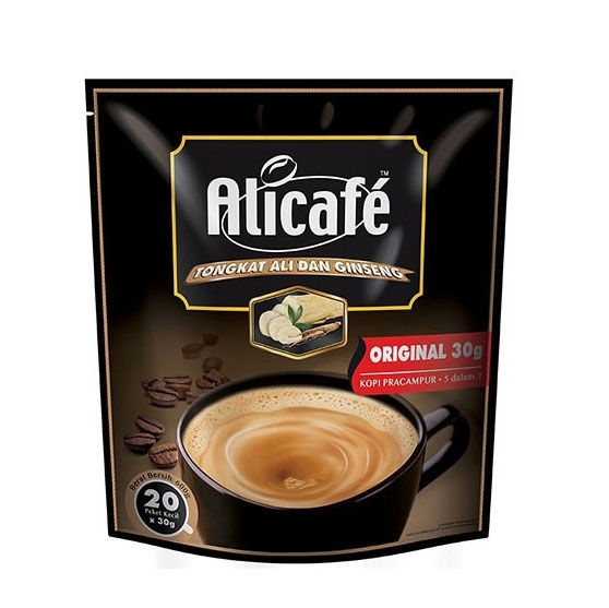 ALICAFE TONGKAT ALI AND GINSEN G ORIGINA L 30g X 20 Sachets (Instant 5 ...
