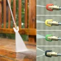 5 Pack Quick Connect Pressure Washer Nozzle Tips with Base-for SPX3000 Series & Universal Pressure Washers Durable. 