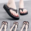 Slipper Shoes Beach Sandals Sandals Ethnic Female Flat Bohemian Style Node Flip Flops Women Flip Flops With Arch For Women. 