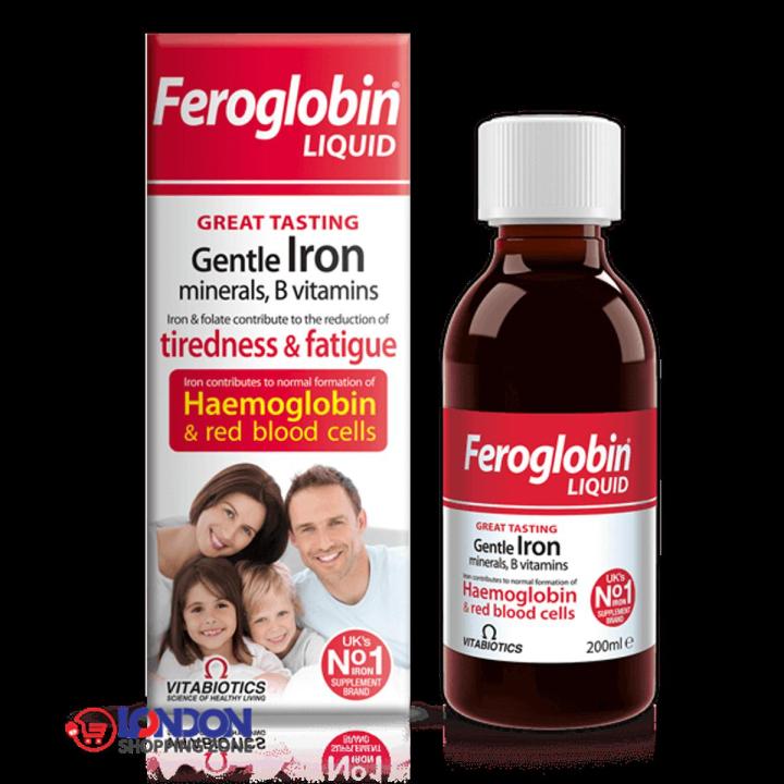 Feroglobin Gentle Iron Multivitamin Liquid 200ml UK