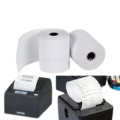 78 mm x 51 mm,10 Pcs Pos Roll, Thermal Paper Roll,Pos Printer Roll, Customer Receipts - White. 