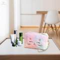 Multifunctional Plush Cosmetic Bag Valentines Day Gifts Cute Zipper Travel Portable Toiletry Bag. 
