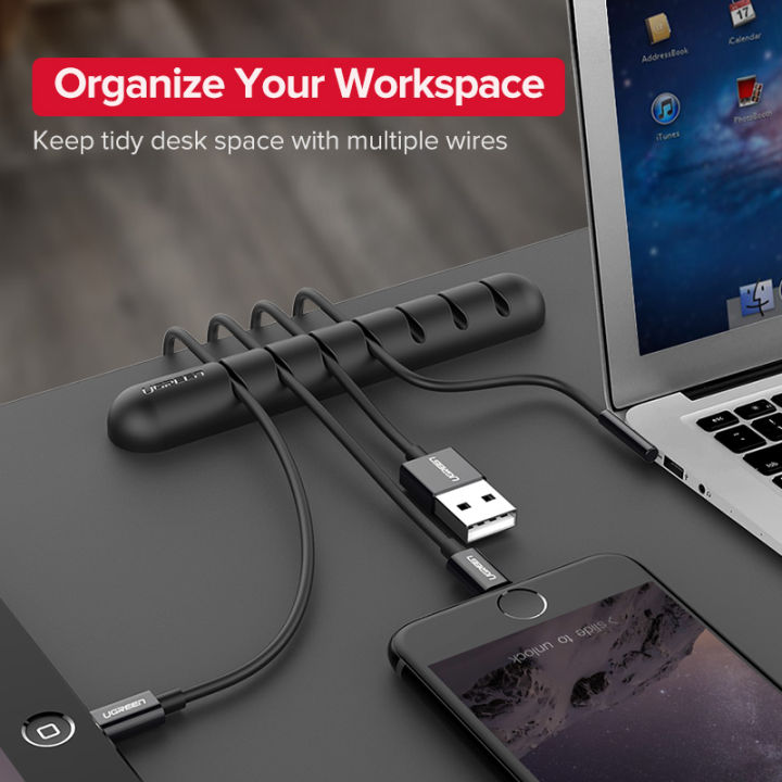 Ugreen%20Cable%20Organizer%20Silicone%20USB%20Cable%20Winder%20Flexible%20Cable%20Management%20Clips%20For%20Mouse%20Headphone%20Earphone%20Cable%20Holder%20-%20Image%204
