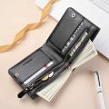 short stylish Leather Wallet Money bag For men. 