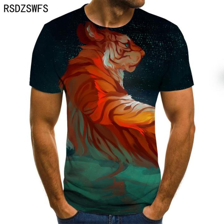 3D%20printe%20Animal%20tiger%20Lion%20face%20man%20's%20T-%20Tshirt%20New%20loose%20lion%20casual%20majestic%20summer%20fashion%20shirt%20Harajuku%20oversized%20t%20shirt%20-%20Image%203