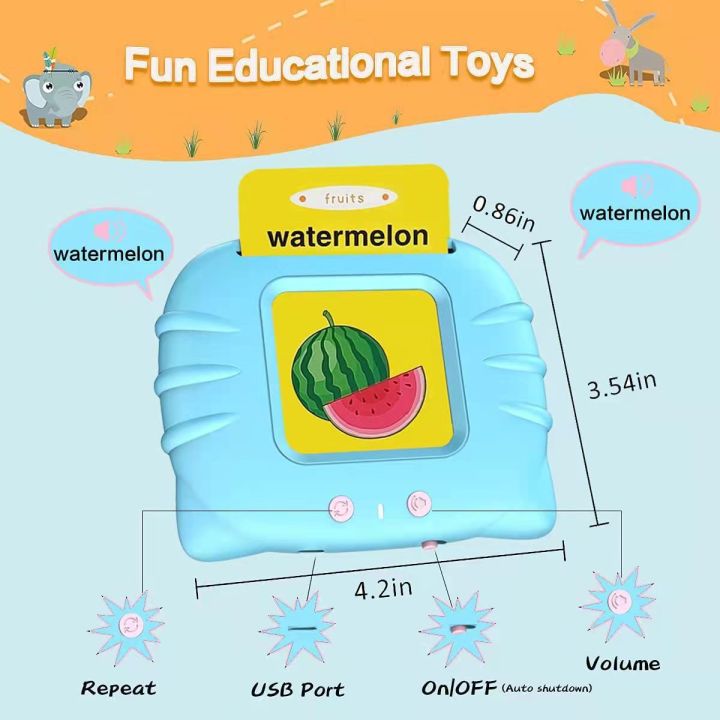 Smart%20Cards%20Learning%20Machine%20Talking%20Flash%20Cards%20Sight%20Words%20Early%20Educational%20Toddler%20Toy%20for%20Children%20English%20Electronic%20Book%20Vnce%20Lncei%20-%20Image%206