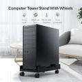 ORICO CPB3 Mobile Adjustable Computer Tower Holder Computer CPU Stand Cart with Braking Lock Wheels Stand For PC Computer Cases. 
