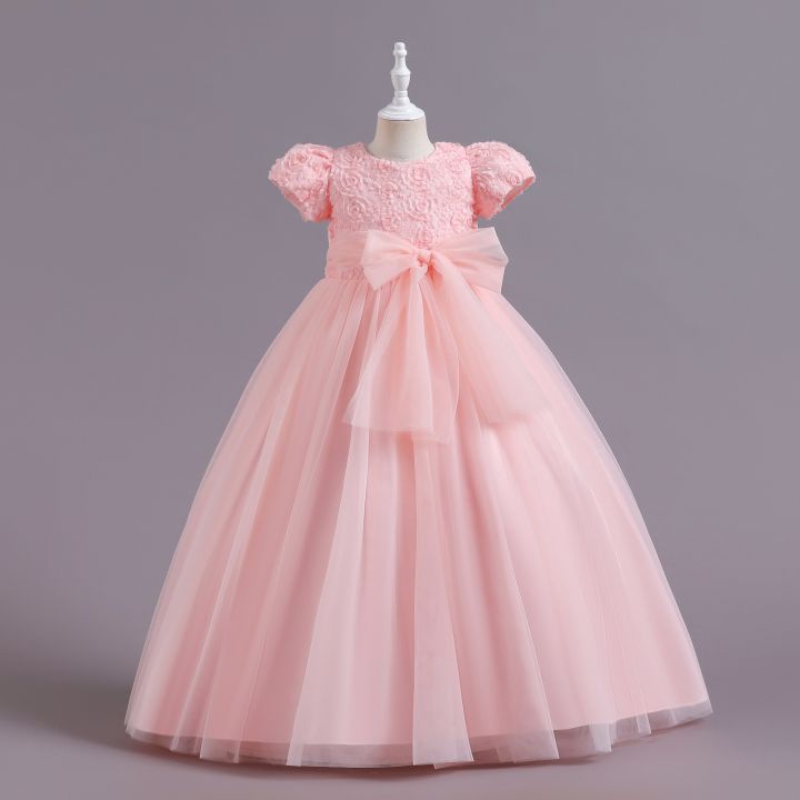 Girls%20Party%20Dresses%204%20Colors%20110cm-160cm%20Baby%20Dress%20Long%20Skirt%20Children%20Vestidos%20Wedding%20Birthday%20Peformance%20Ball%20Gown%20-%20Image%203