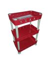 Multi functional 3 Layer Size 14" 6" by 10 " Plastic Kitchen Bathroom Shelf Organizer Storage Baby Top Mini Rack - (1 Piece).