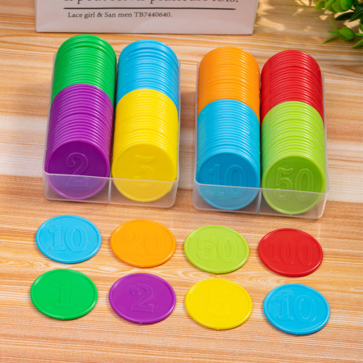 Plastic%20Learning%20Coins%20Elementary%20School%20Student%20Points%20Coins%20Digital%20Exchange%20Chip%20Card%20Token%20Card%20Reward%20Jamming%20-%20Image%203