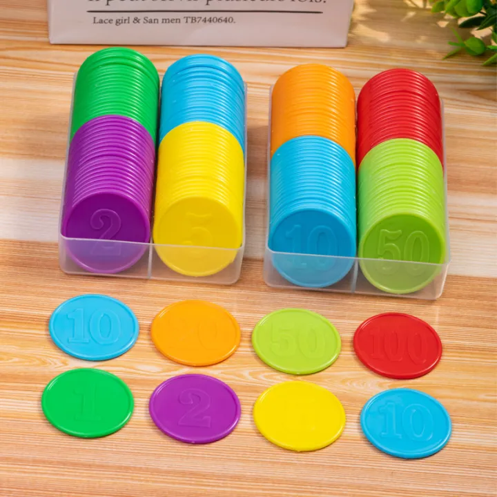 Plastic%20Learning%20Coins%20Elementary%20School%20Student%20Points%20Coins%20Digital%20Exchange%20Chip%20Card%20Token%20Card%20Reward%20Jamming%20-%20Image%204