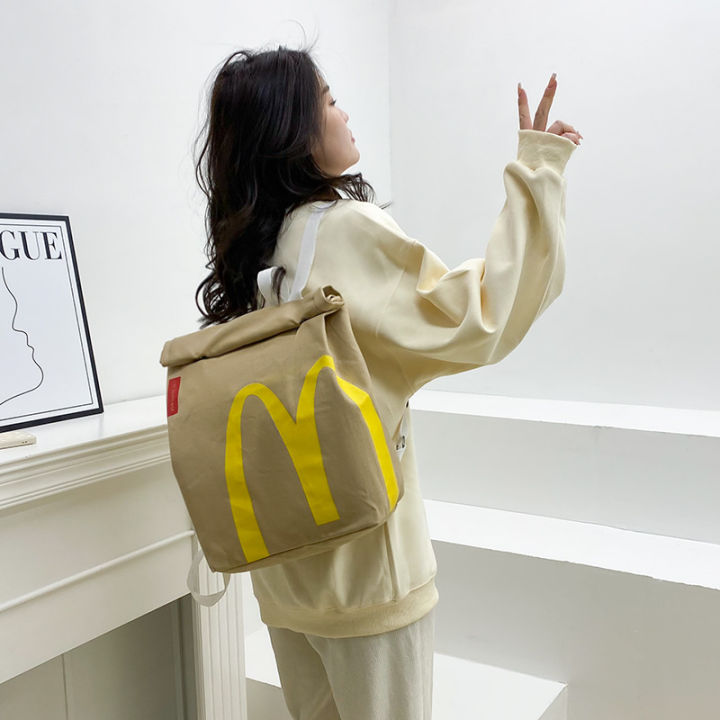 McDonald's%20school%20bag,%20paper%20bag,%20printed%20bento%20box,%20bucket%20bag,%20personalized%20student%20school%20bag,%20casual%20drawstring%20bag,%20shoulder%20bag%20-%20Image%204