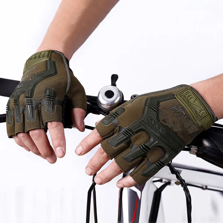 Cycling%20Mittens%20Comfortable%20Adjustable%20Outdoor%20Half%20Finger%20Bicycle%20Cycling%20Gloves%20-%20gloves%20-%20Image%203