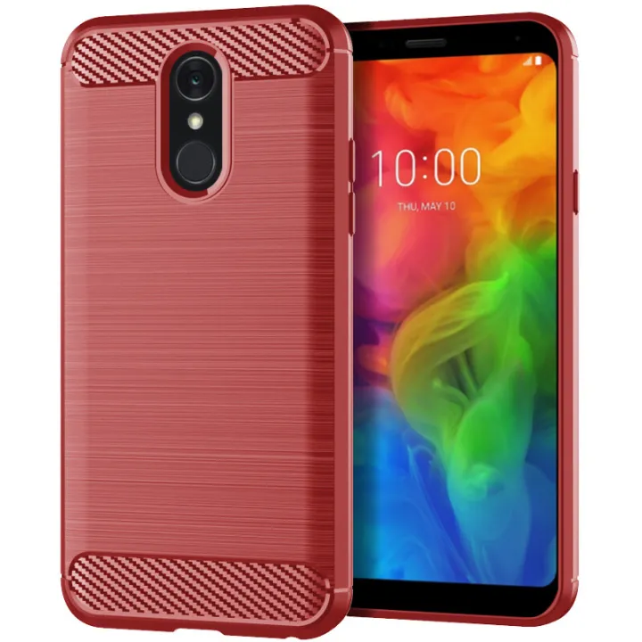 lthmy%20for%20LG%20Q7%20plus%20Case%20Carbon%20Fiber%20TPU%20Soft%20Silicone%20Back%20Cover%20Armor%20Phone%20Case%20Casing%20-%20Image%203