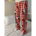 Sanrio Hello Kitty Plush Pajama Pants Anime Kt Cat Coral Fleece Soft Trousers Women Casual Home Trousers Kawaii Birthday Gift.