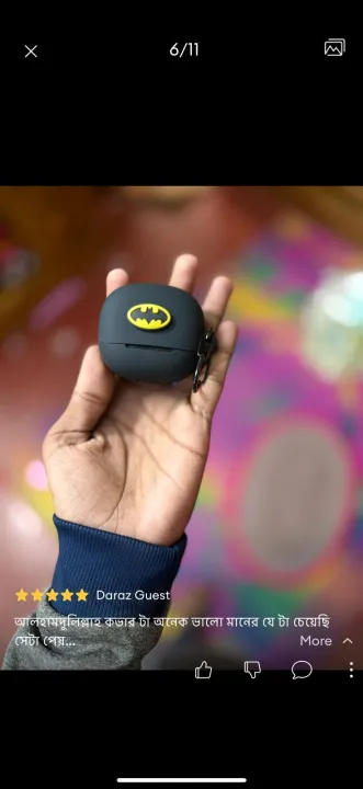 QCY%20MeloBuds%20N20%20Pro%20Batman%20Edition%20Only%20cover%20Premium%20Artificial%20Carrying%20cover%20Shockproof%20Earbuds%20Cover%20For%20Buds%20Soft%20Silicone%20Bluetooth%20Headphone%20Cover%20-%20Image%202