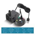 USB 5V Water Pump Atomizer with Water Circulation Mountain Waterfall Bonsai Landscape Fish Tank Scenery Spray Humidifier.