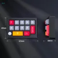 Programming Pad Keypad Medias Handed Mechanical Gaming Keyboard. 