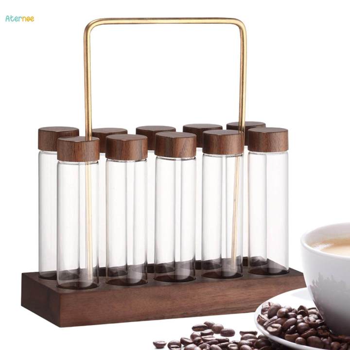 10x%20Single%20Bean%20Storage%20Tubes%20Coffee%20Tubes%20Coffee%20Bean%20Cellars%20Airtight%20Sealed%20Glass%20Canister%20Jars%20for%20Coffee%20Lovers%20-%20Image%206