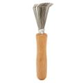 Hair Comb Pick Cleaner, Rake Design Small Hair Brush Cleaner Stainless Steel Wire Portable for Pet Brush for Home.