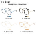 OQ BOGA 20 Colors Unisex Proof Blue Light Radiation Computer Glasses Men Women Photochromic Anti UV Square Frame Sunglasses. 