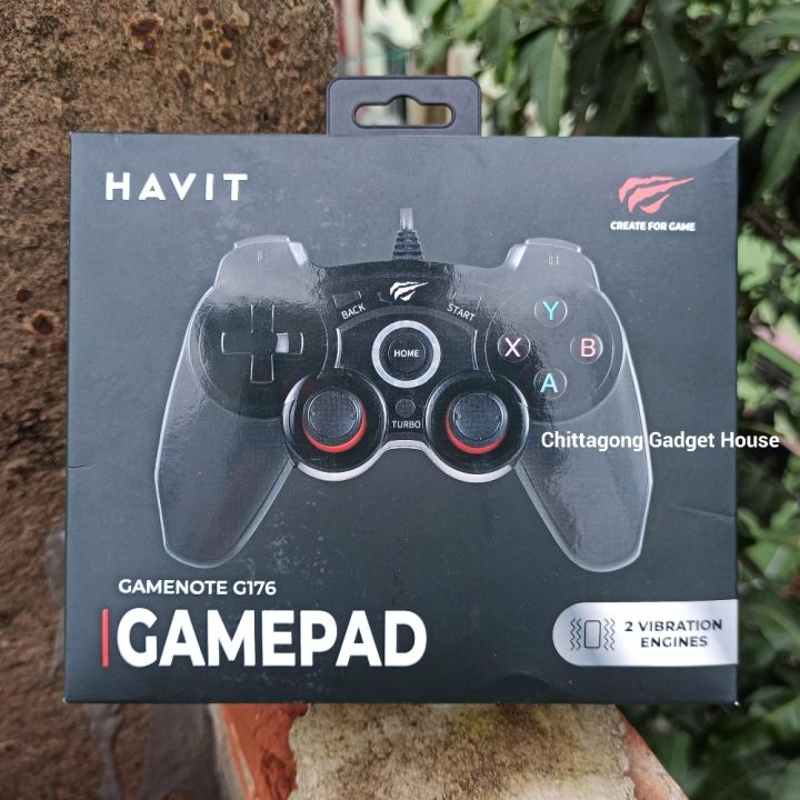 HAVIT GAMENOTE G176 Double Vibration Engines Gamepad - Create For Game