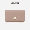 SeaGloca New Korean Fashion Zipper Pocket Medium Size PU Leather Trifold Wallet For Woman No 1710.