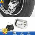 Motorcycle Bicycle Bike Scooter SECURITY Disk LOCK(1pis) Stainless Steel. 